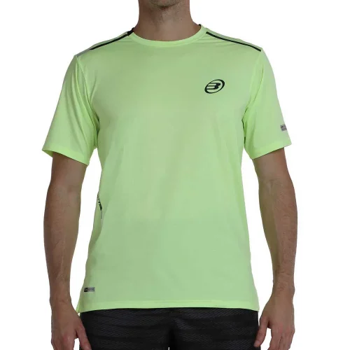 T-SHIRT BULLPADEL ACILO JAUNE FLUO HOMME