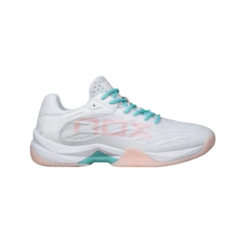 CHAUSSURES DE PADEL FEMME NOX AT10 LUX BLANC / ROSE