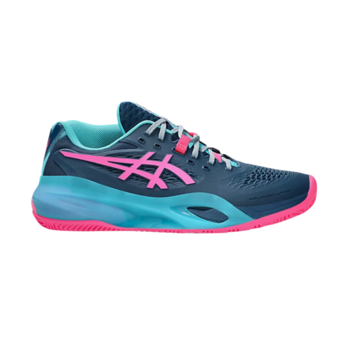 CHAUSSURE DE PADEL HOMME ASICS GEL RESOLUTION X PADEL BLEU MARINE / ROSE