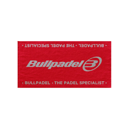 SERVIETTE BULLPADEL 100 X 50 ROUGE