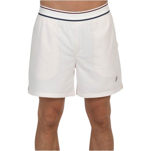 SHORT HOMME BULLPADEL ALU BLANC CASSE