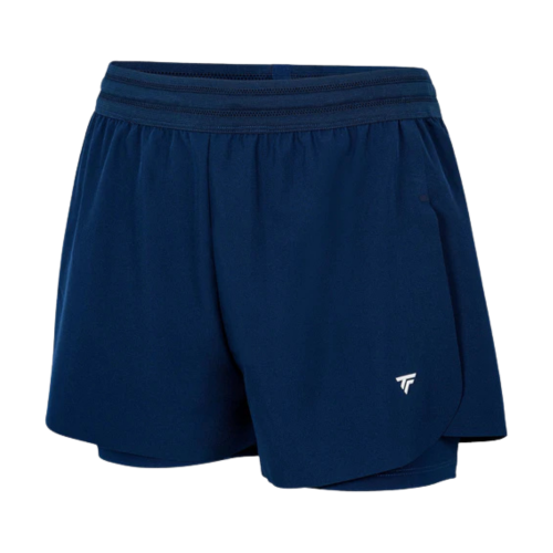 SHORT FEMME TECNIFIBRE TEAM STRETCH BLEU MARINE