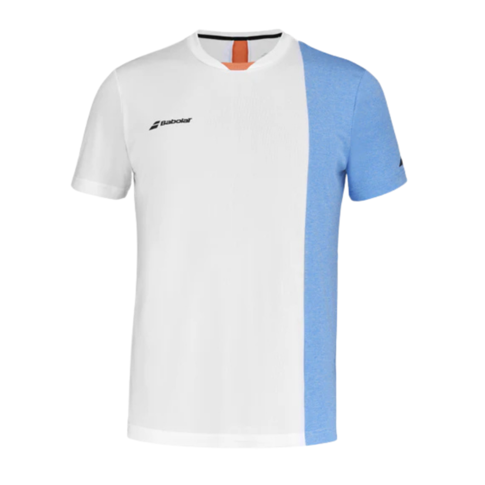 T-shirt-Babolat-Play-Crew-Neck-Tee-Blanc